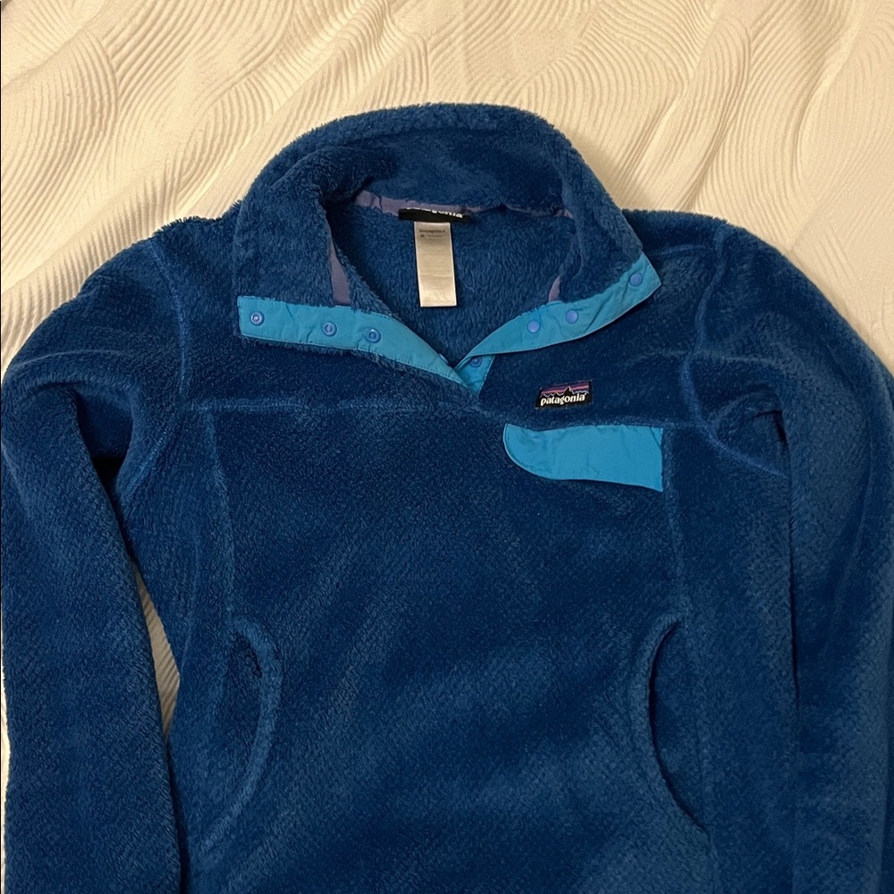 Patagonia Women's Zip-Up Jacket in Deep Blue